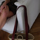 THESEE basket - Size S - Wide plum handles