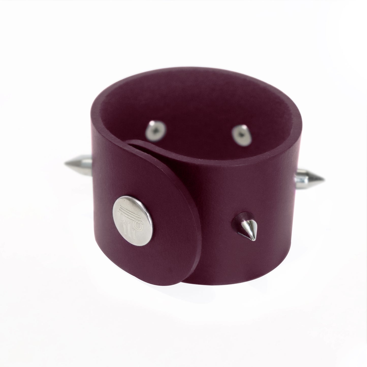 Bracelet THESEE - Taille S/M - Large Prune - Glam Rock