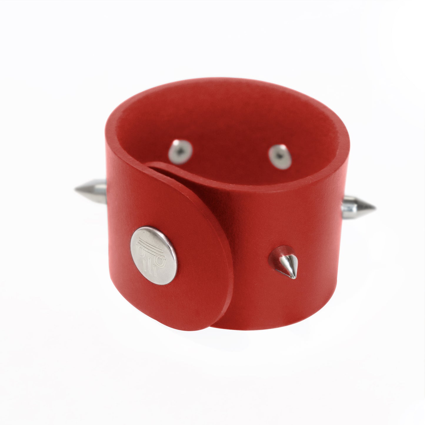 Bracelet THESEE - Taille S/M - Large Rouge - Glam Rock