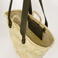THESEE basket - Size L - Wide handles Khaki