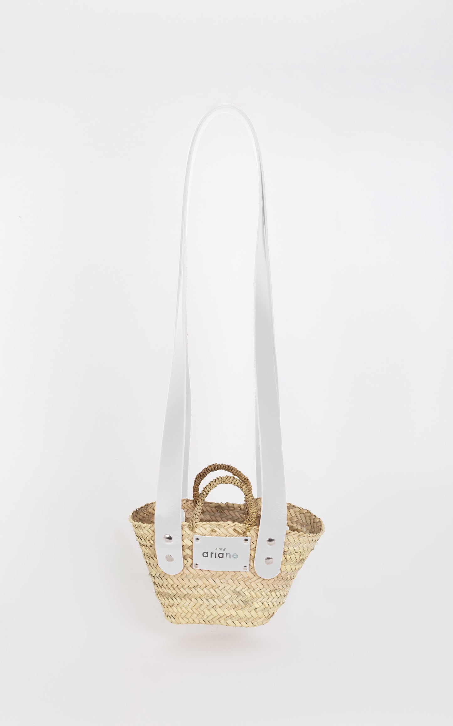 THESEE basket - Size XS - Wide white handles