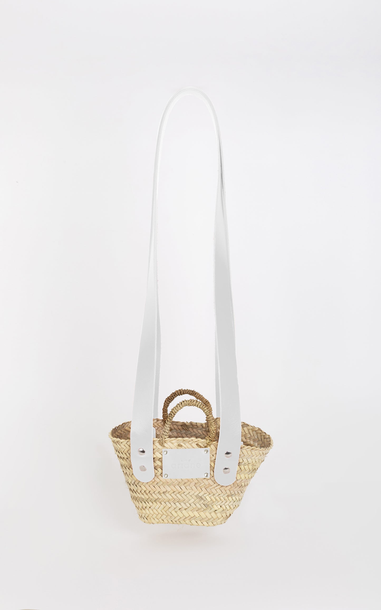 THESEE basket - Size XS - Wide white handles